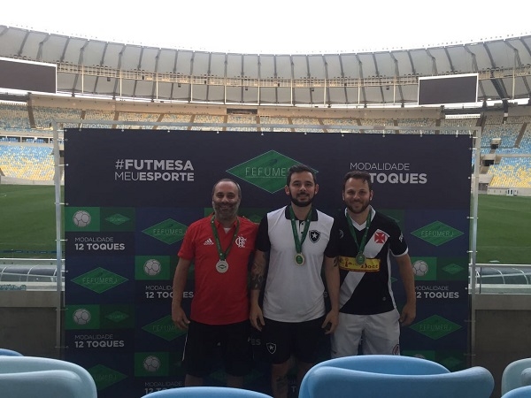 3º Vinicius Mendes (CRF), 1º Thiago Cianella "Japa@ (BFR) e 2º Igor Monteiro (CRVG)