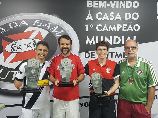 1º Rodolfo (CRVG), 2 º Moacir Henze (AFC), 3º Armando Amendolla (CRF) e 4º Reynaldo Antunes (FFC)