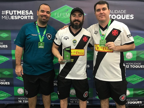 2º Alessandro (BFR), 1º Ednilson Gaffo (CRVG) e 3º Victor Heremann (AFC) 2º Alessandro (BFR), 1º Ednilson Gaffo (CRVG) e 3º Victor Heremann (AFC)