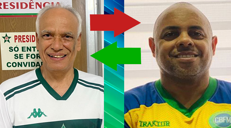 ROBSON MARFA SUBSTITUI TEMPORARIAMENTE PEDRO CARLOS NA VICE-PRESIDÊNCIA DA REGRA 1 TOQUES