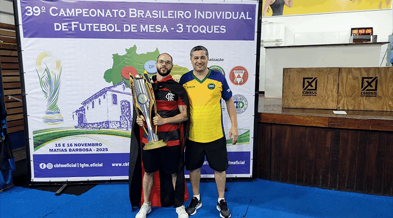 IGOR GOMES (FLAMENGO) É O CAMPEÃO BRASILEIRO INDIVIDUAL 2025 DA REGRA 3 TOQUES