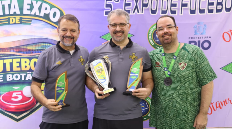 EVANDRO GOMES (VASCO DA GAMA) CONQUISTA A COPA GUANABARA MASTER DE 12 TOQUES NA 5ª EXPO FUTEBOL DE BOTÃO