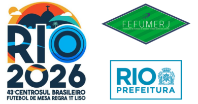 43º CENTRO-SUL BRASILEIRO DE FUTEBOL DE MESA FAZ HISTÓRIA NO VELÓDROMO OLÍMPICO 43º CENTRO-SUL BRASILEIRO DE FUTEBOL DE MESA FAZ HISTÓRIA NO VELÓDROMO OLÍMPICO
