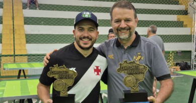 NANDO E MOACIR, AMBOS DO VASCO DA GAMA, SÃO CAMPEÕES BRASILEIROS 2026 DE 12 TOQUES