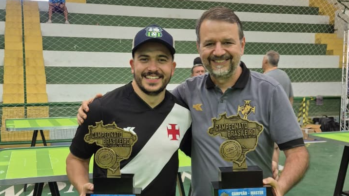 NANDO E MOACIR, AMBOS DO VASCO DA GAMA, SÃO CAMPEÕES BRASILEIROS 2026 DE 12 TOQUES