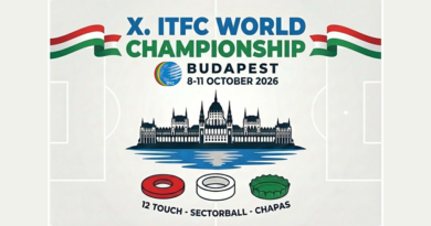 CAMPEONATO MUNDIAL 2026 – 12 TOQUES, CHAPAS E SECTORBALL